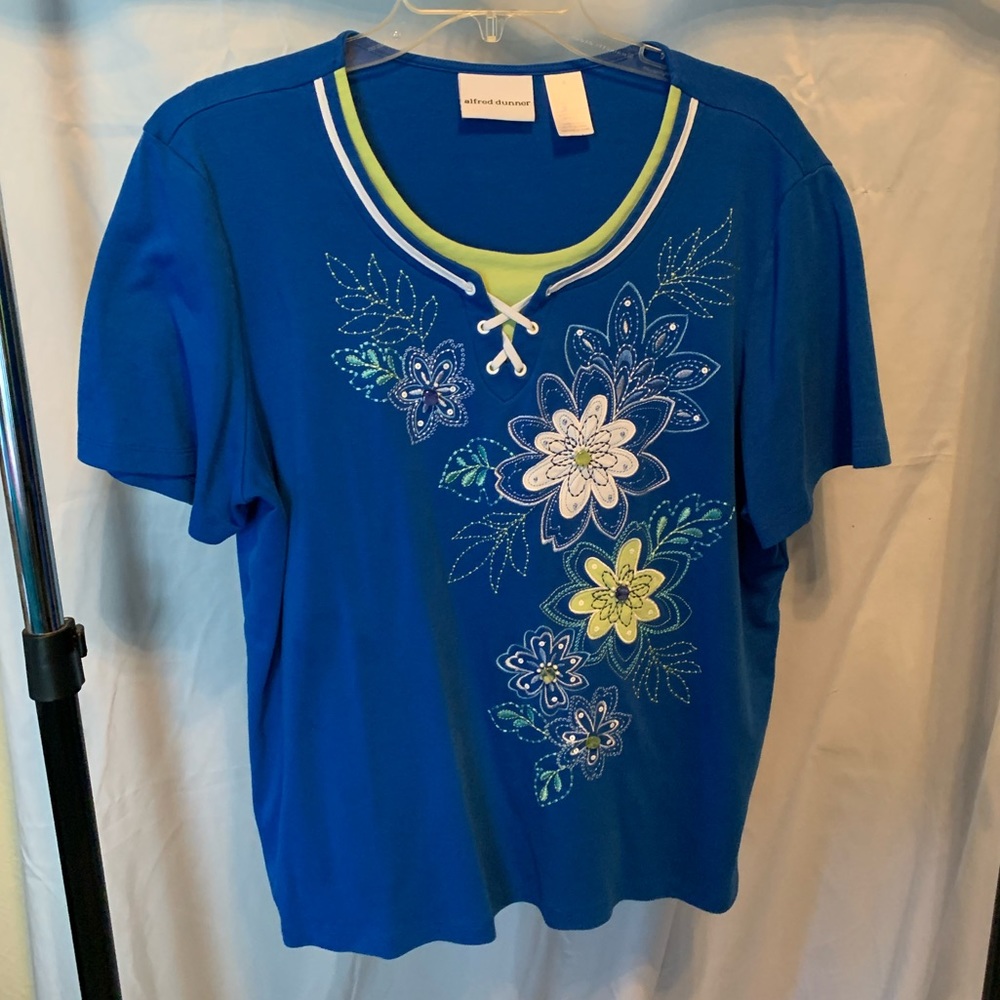 Alfred Dunner floral top size XL EUC